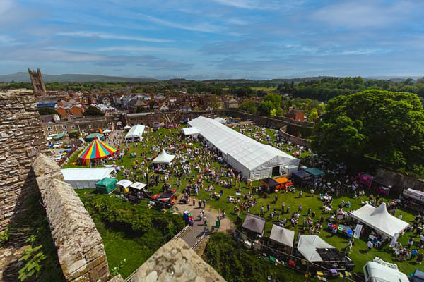 Ludlow Food Festival is one of the walking holiday itineraries from The Salwey Lodge